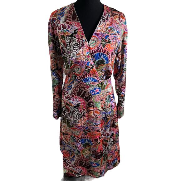 Zendaya x Tommy Hilfiger Zodiac Print Satin Dress 6 Women’s Multicolor. - Picture 2 of 7